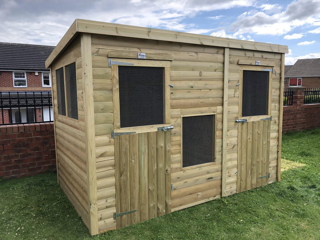 Wensleydale - Dog Kennel and Run 