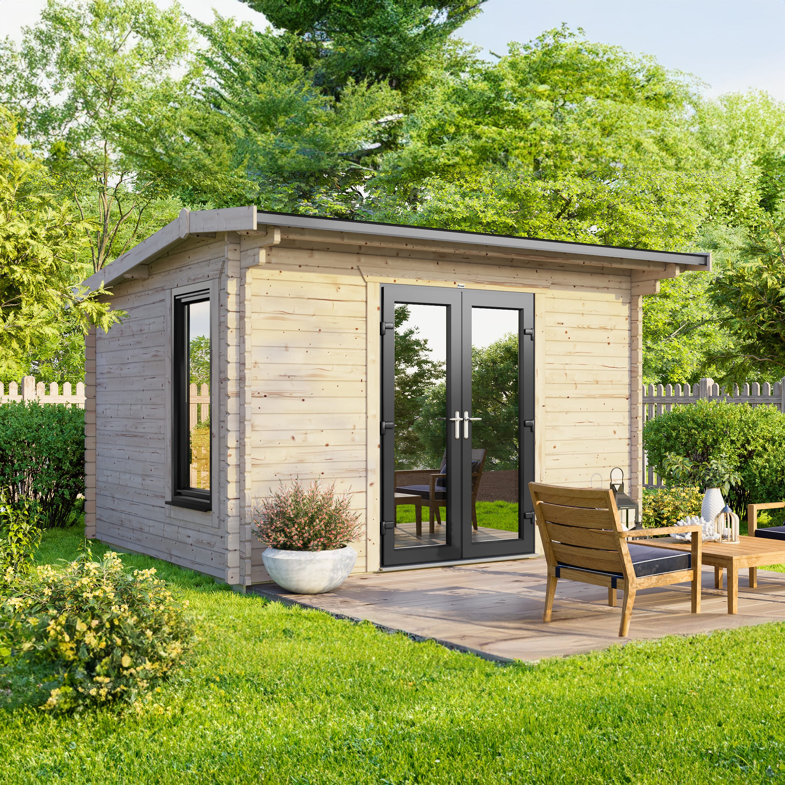 Power (Off-set) Apex Log Cabin - 44mm