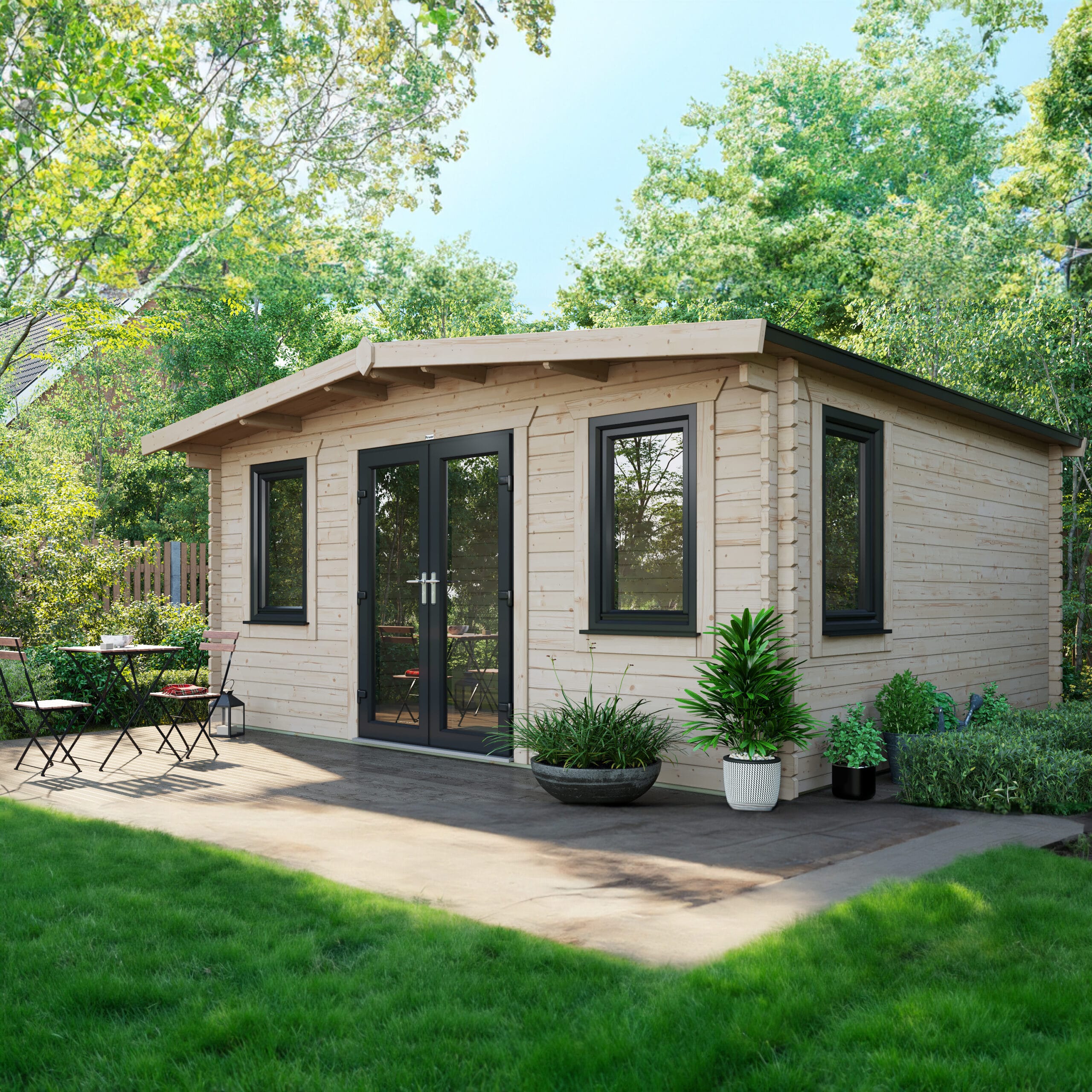 Power Chalet Log Cabin - 44mm