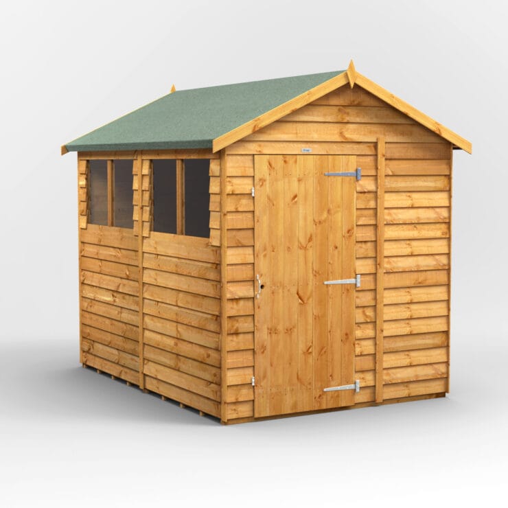Power Overlap Apex Shed