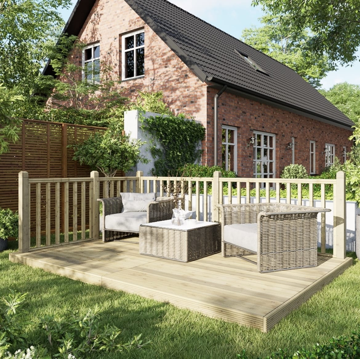Power Wooden Decking Kits