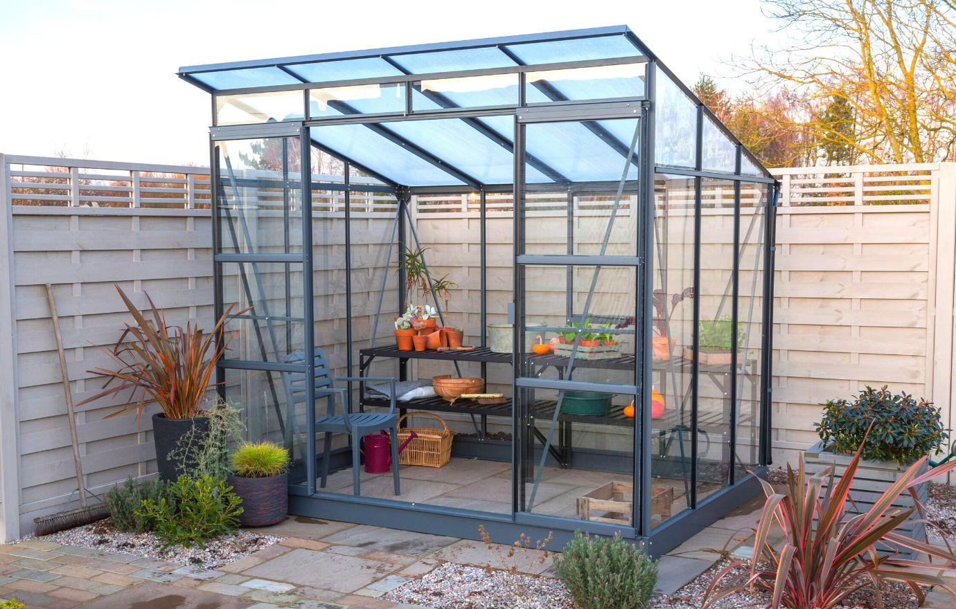 Vitavia Freya Greenhouse Package 8ft Wide