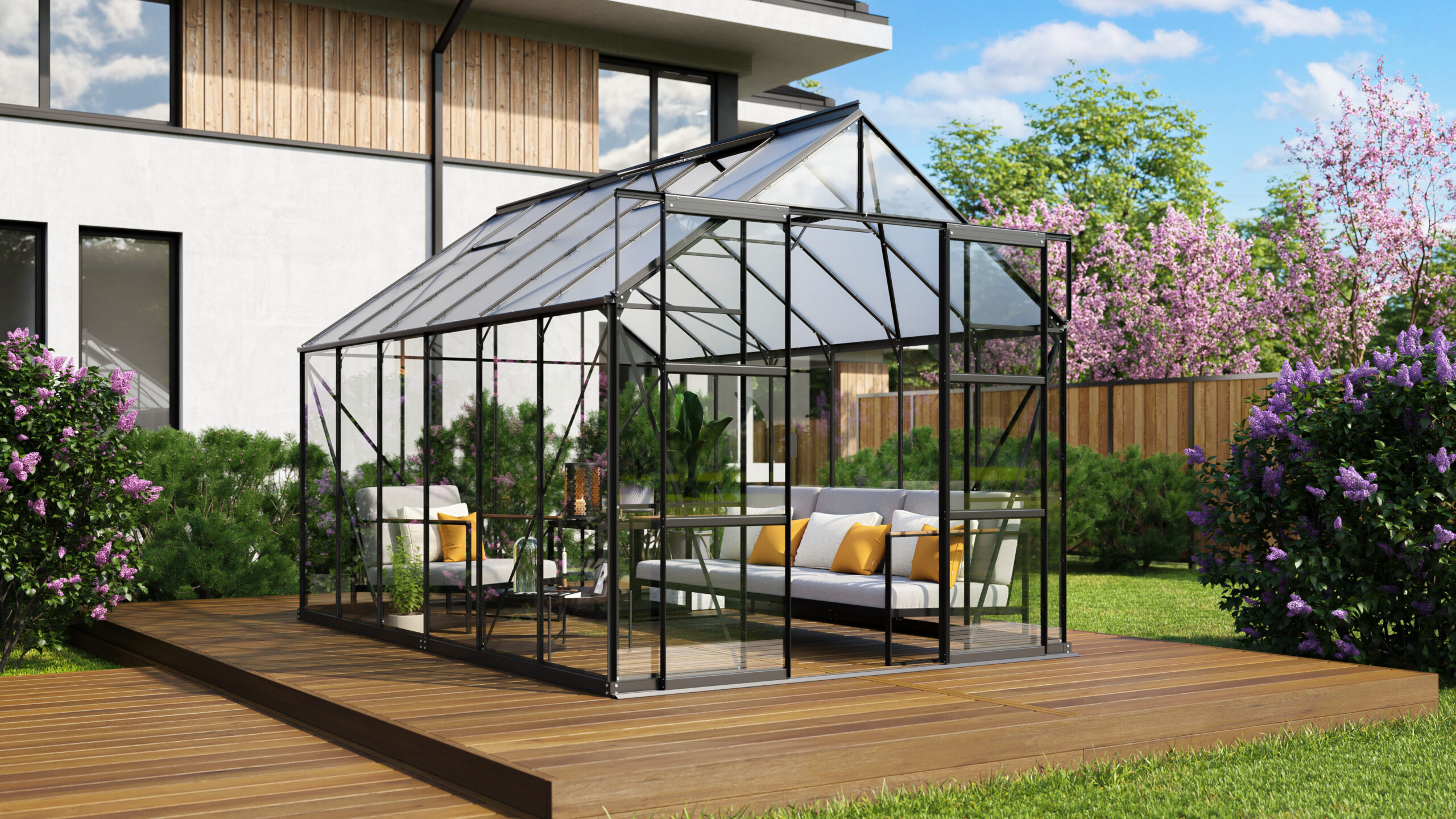 Vitavia Phoenix Greenhouse Package 8ft Wide