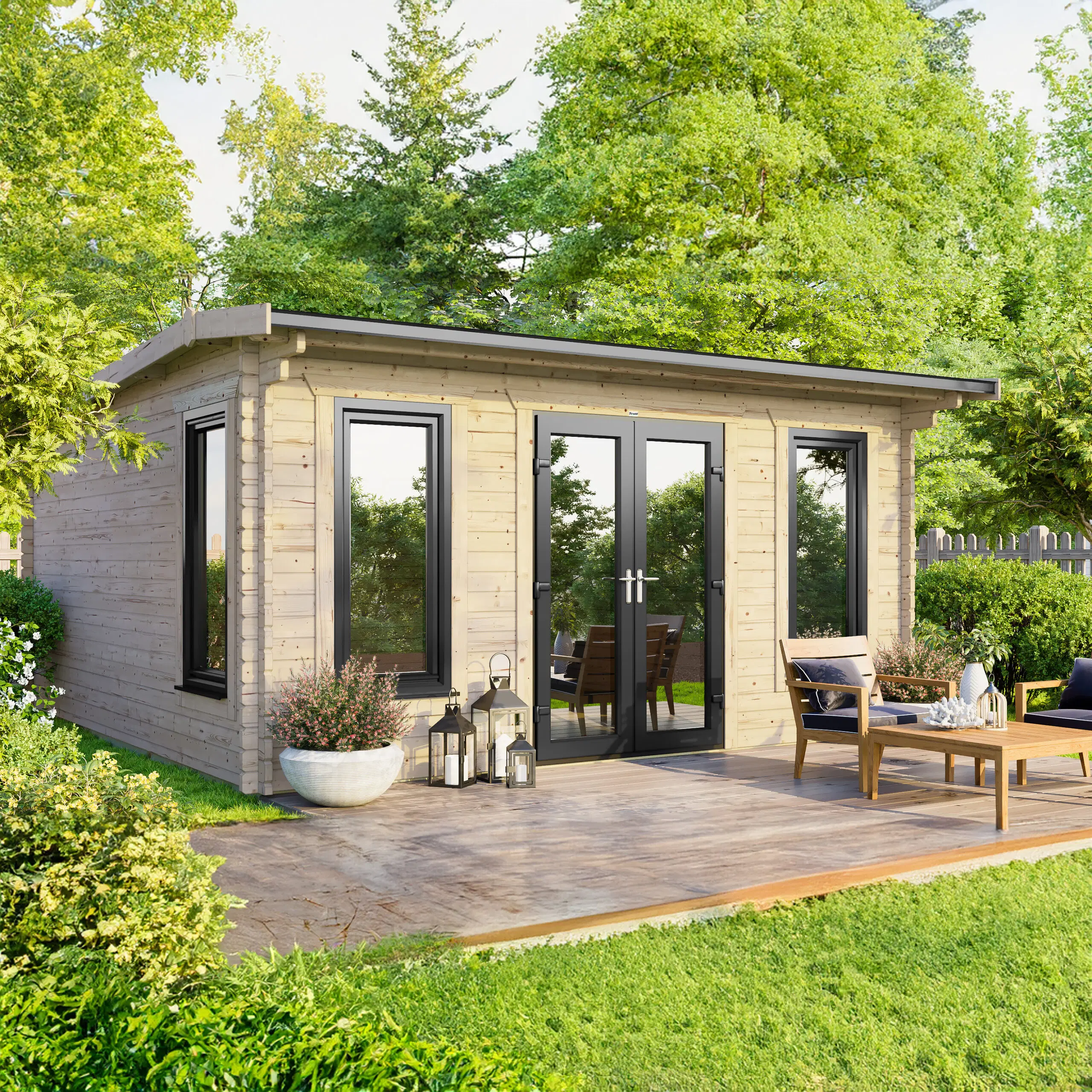 Power Apex Log Cabin - 44mm